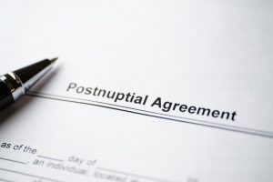 postnuptial agreement paper